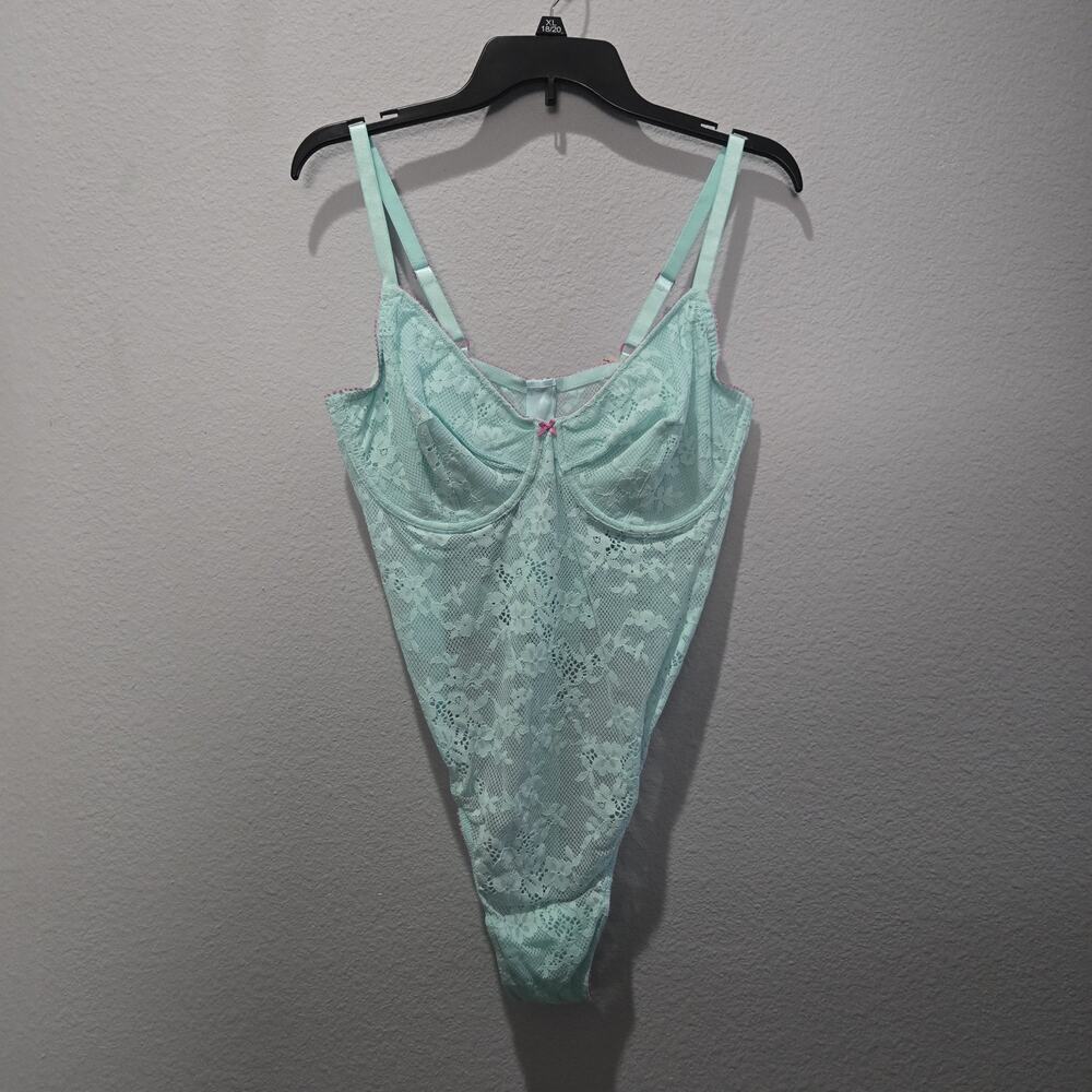 Victoria Secret Tease XXL Lace Unlined Demi Bodysuit